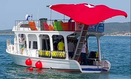 Descubra o mergulho de barco em Ayvalık, Turquia