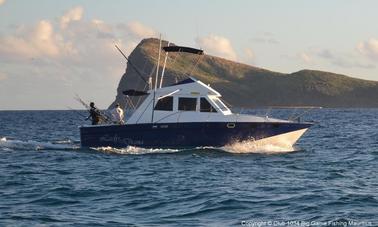 Carta de pescador de 40 pés para 6 pescadores em Cap Malheureux, Maurício