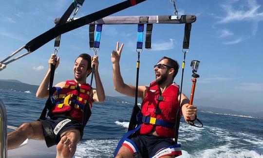 Aventure en parachute ascensionnel à Saint-Tropez, France