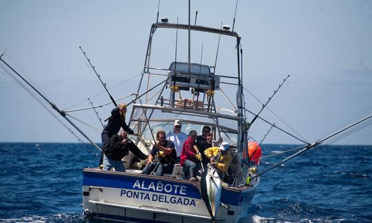 Pesca esportiva em Ponta Delgada, Açores!