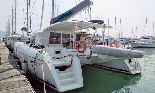 Aluguel de catamarã de cruzeiro Lagoon 421 em Tambon Koh Chang Tai, Tailândia