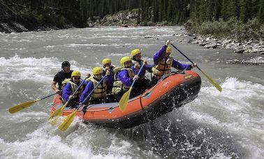 Rafting West of Sundre, Canada