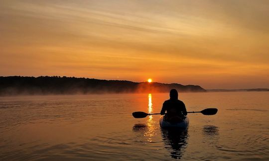 ¡Explore el río Mississippi en kayak en el encantador Portage Des Sioux, MO!