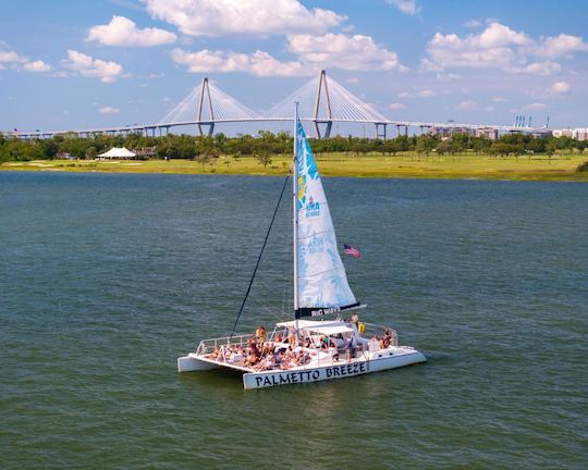 Private Events Charleston's Luxury 50ft Catamaran w/Bar Party Sail