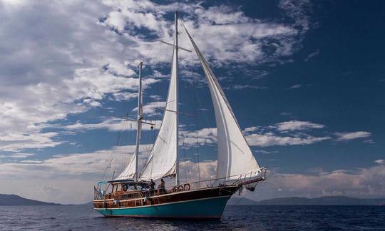 Location de voilier Gulet de 80 pieds avec capitaine et équipage à Kos, Grèce