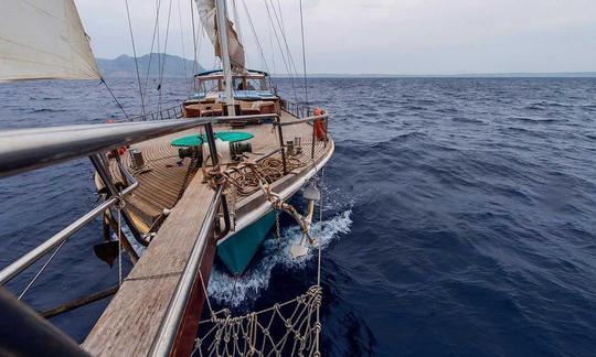 Location de voilier Gulet de 80 pieds avec capitaine et équipage à Kos, Grèce