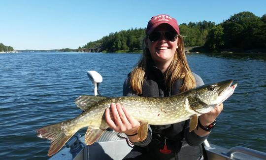 Fishing Adventure in the Archipelago of Vaxholm with Sea Pro 24 Bay Center Console