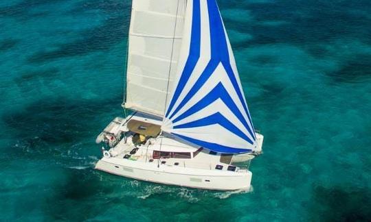 Alquiler de catamarán Lagoon Sailing de 44' en Punta Sam, Quintana Roo