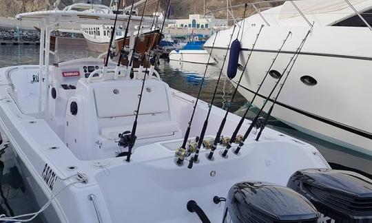 Charter de pesca de día completo para 4 pescadores en Muscat, Omán