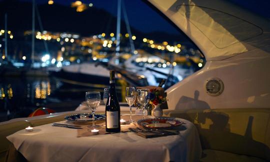 Night on board in Positano