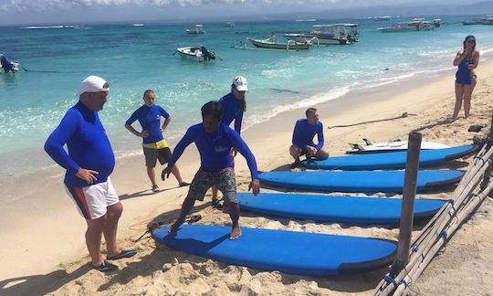 Surfing Lesson and Tours in Nusa Lembongan, Bali