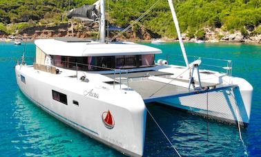 Luxury Crewed Charter Lagoon 42 Catamaran in Split