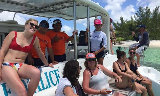 Private Catamaran Charter to Passion Island, Cozumel!