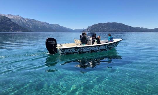 Bermuda Sport 180 Bowrider on Patagonian lakes in Puerto Manzano, Neuquén