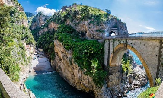 Swimming and relax arround Amalfi coast