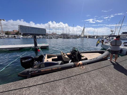 25ft Hydrosport RIB with 200 Hp Suzuki outboard motor