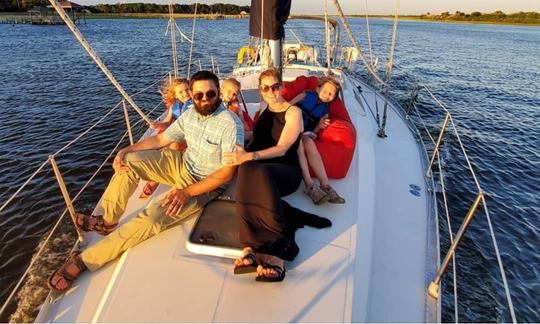 Ocean Inlet Captained Charter onboard Beneteau 39 Sailboat in Little River, South Carolina