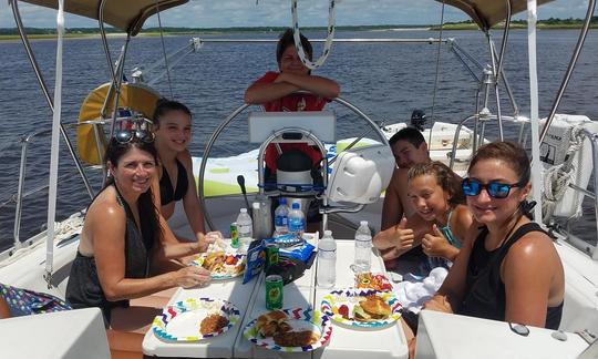 Ocean Inlet Captained Charter onboard Beneteau 39 Sailboat in Little River, South Carolina