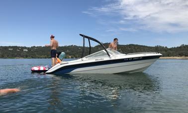 Marlin Bowrider Boat Rental at Lake Coeur d'Alene for 7 People With Captain!