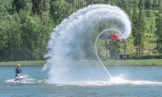 Experiencia de flyboard en Hollola, Finlandia