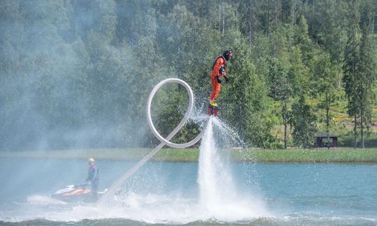 Experiencia de flyboard en Hollola, Finlandia