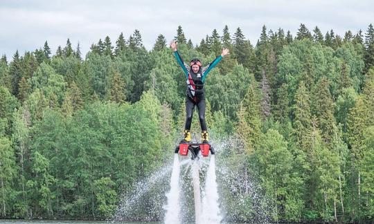 Experiencia de flyboard en Hollola, Finlandia