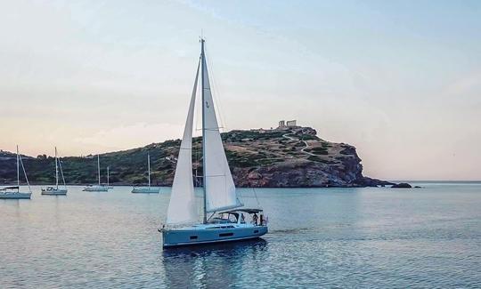 SERENITY under Poseidon temple at Sounio