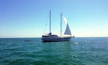 Picnic en yate en el Mar Negro