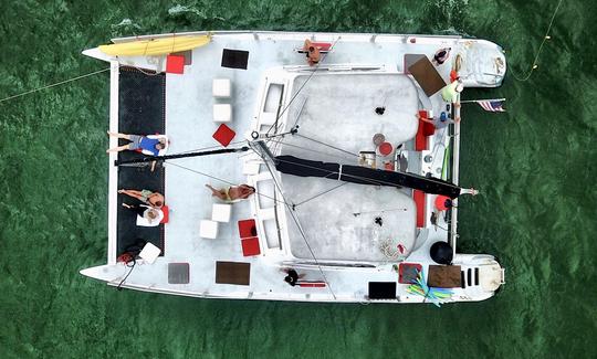 Catamaran Sailing Party de 60 pieds à Miami en Floride (1 300$ PAR HEURE)