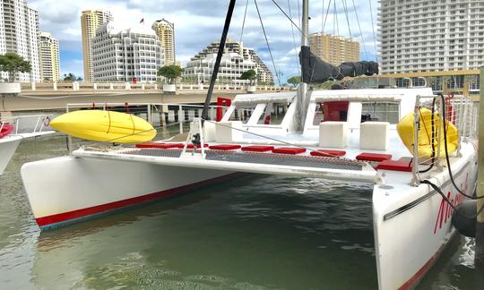 Catamaran Sailing Party de 60 pieds à Miami en Floride (1 300$ PAR HEURE)