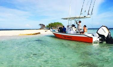 Viagem de pesca em alto mar de meio dia para 8 pessoas nas Ilhas da Baía de Hunduras!