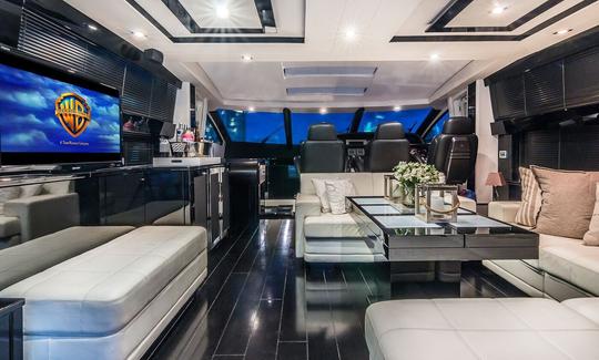 All In - 74' Custom Sunseeker Power Mega Yacht in Palm Beach, FL