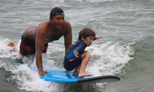 Surfing Lesson with Talented and Super Friendly Instructor in Kecamatan Kediri, Bali