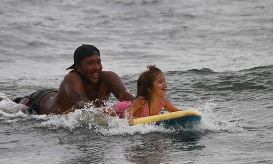 Surfing Lesson with Talented and Super Friendly Instructor in Kecamatan Kediri, Bali