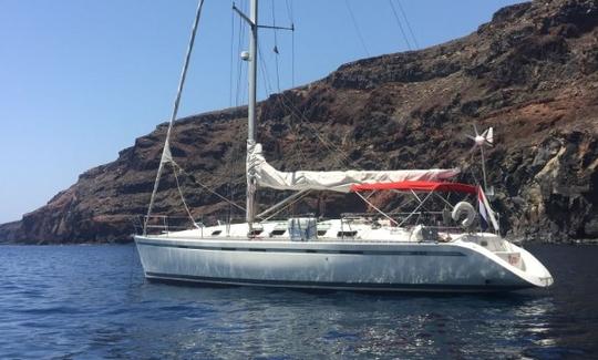 Private Sailing Trips in Canary Islands with Captain Dennis onboard First 45F5 Sailing Yacht