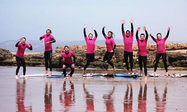 5 leçons de surf pendant 1 semaine (4 heures par jour) à Agadir, au Maroc !