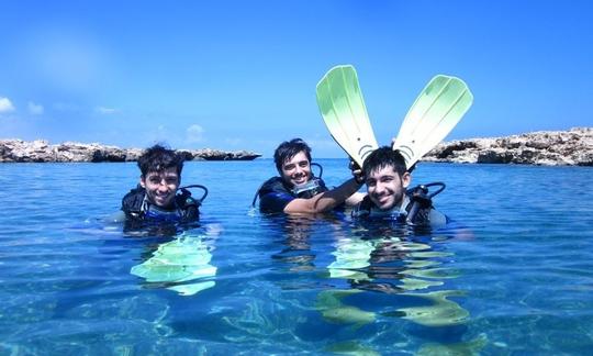 Descubra o mergulho, viagens de mergulho para mergulhadores certificados no leste de Chipre!