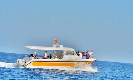 ¡Charter de viaje de pesca para 6 personas desde Muscat, Omán!