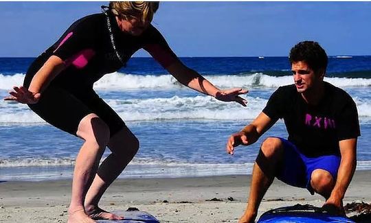 Surf Lesson for Beginners on Surf Camps in Punta Hermosa and Chicama, Peru!