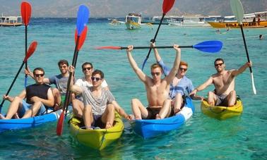 Single and Double Kayak Rental in Pemunan, West Nusa Tenggara, Indonesia!