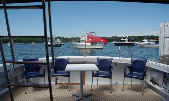 Our massive back deck for partying or sitting back relaxing and watching the world go by.