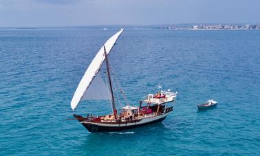 Luxury 60-Foot Traditional Sailing Charter Dhow in Zanzibar, Tanzania