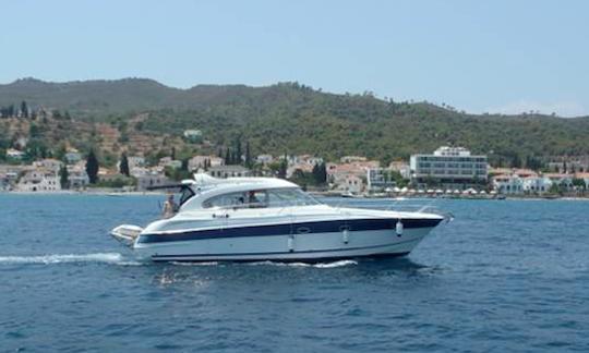 BAVARIA 37HT MOTOR YACHT FOR CHARTER IN SPETSES ISLAND, GREECE.