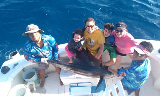 Enjoy Fishing in Cancún, Mexico on 35' Mark Bertram Sport Fisherman