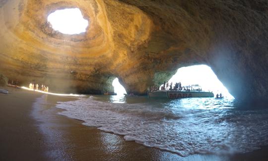 Crucero en catamarán con barbacoa en la playa: de Albufeira a Benagil