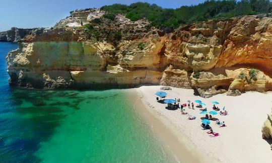 Crucero en catamarán con barbacoa en la playa: de Albufeira a Benagil