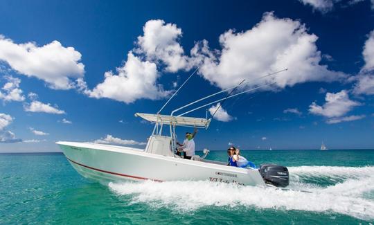 Barco privado de 28 pés com piscina natural SAONA ou Ilha Catalina