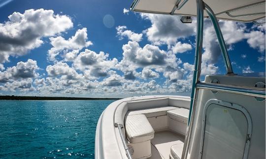 Barco privado de 28 pés com piscina natural SAONA ou Ilha Catalina