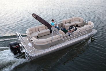 Lewis Smith Lake: 2022 Landau Tritoon (Pontoon) for 11 people