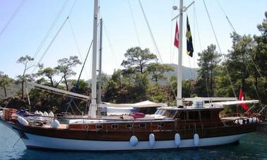 SOFIA This Wonderful Deluxe Gulet Yacht is 23.m Long and for 6 People